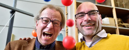 Wim Wijting and Martijn Potters, owners of Ballen Enzo
